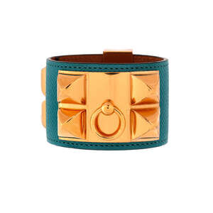 Hermes Collier de Chien Bracelet Leather